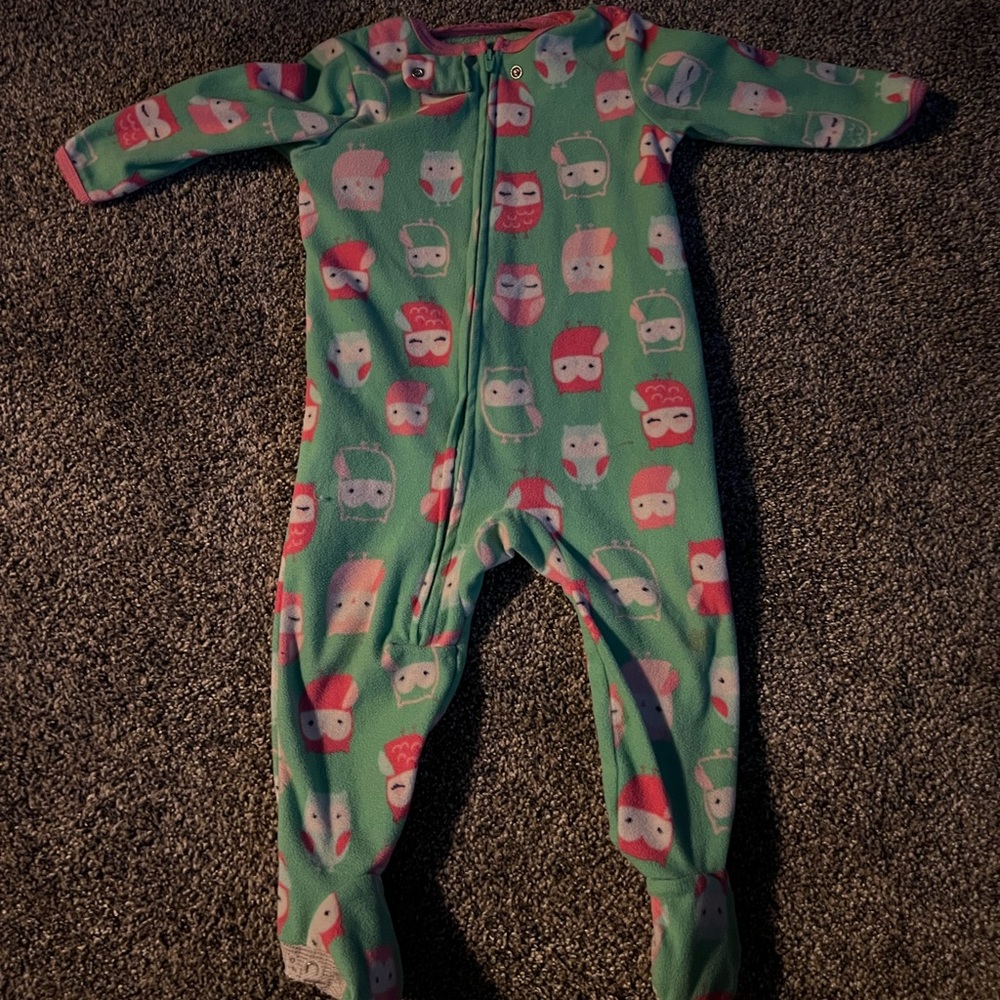 12 Month Carters Fleece Pajamas